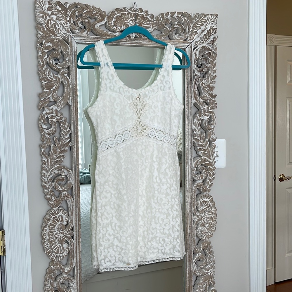 Free People white/cream dress